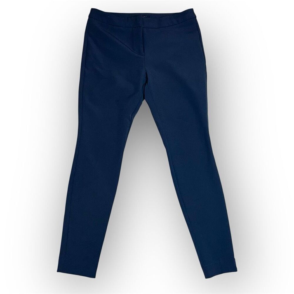 Worthington Navy Modern Fit Trousers Fitted Pants Professional Career Women’s 6